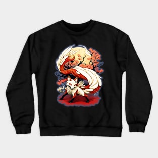 fox nine tiles Crewneck Sweatshirt